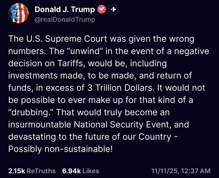 Tòa Thương mại Quốc tế Mỹ: Chính quyền Trump phải hoàn trả tiền thuế quan cho doanh nghiệp