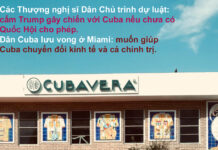 Các Thượng nghị sĩ Dân Chủ trình dự luật: cấm Trump gây chiến với Cuba