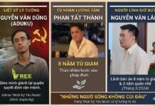THÁNG 5, THÁNG CỦA CÁC ADMIN TRANG NHẬT KÝ YÊU NƯỚC, NHỮNG NGƯỜI SỐNG KHÔNG CÚI ĐẦU