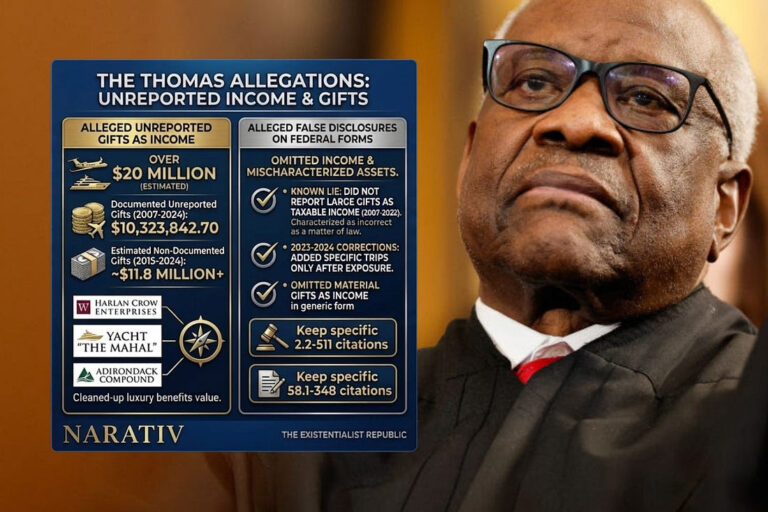 BÁO CÁO ĐẶC BIỆT: CÓ ĐỦ BẰNG CHỨNG ĐỂ BUỘC TỘI CLARENCE THOMAS VÀO THỨ HAI