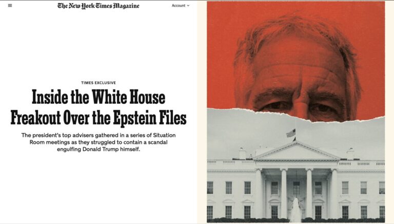 Inside the White House Freakout Over the Epstein Files