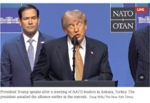 Live Updates: Trump Speaks After Lashing Out at NATO Summit