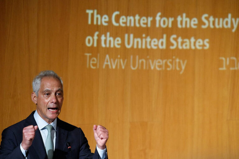 Rahm Emanuel nói với Tel Aviv rằng liên minh với Mỹ “không thể tồn tại hoặc duy trì như hiện tại”.
