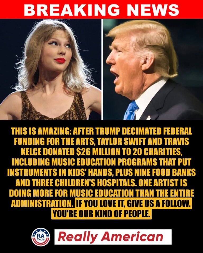 TIN TỨC: Sau khi Trump cắt giảm ngân sách, Taylor Swift và Travis Kelce vừa quyên góp 26 triệu USD cho 20 tổ chức từ thiện trên toàn nước Mỹ