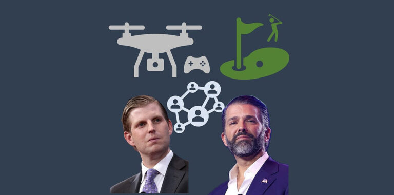Eric Trump và Donald Trump Jr. là nhà đầu tư trong nhiều thương vụ drone