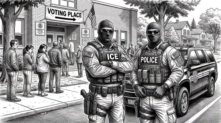 It Has Been a Crime Since 1865. This November, ICE Says It Will Show Up If It Wants To.
